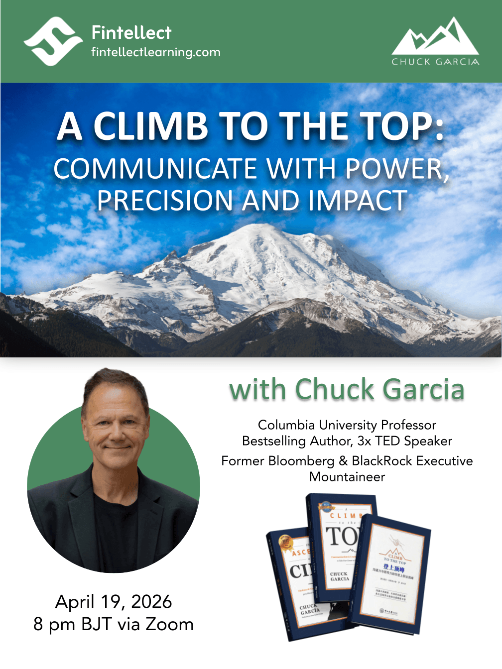 A Climb to the Top: Communicate with Power, Precision and Impact — with Chuck Garcia