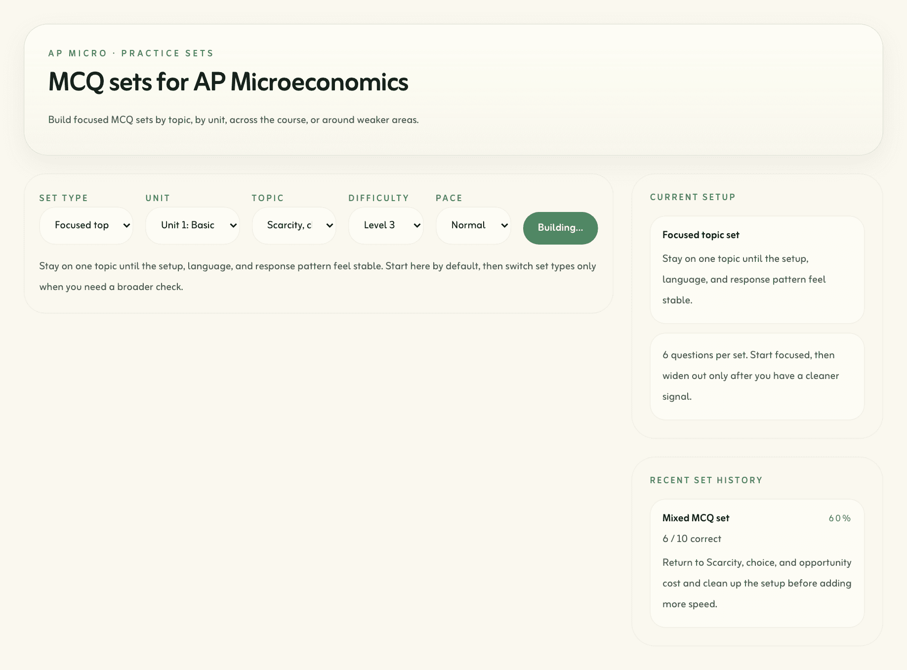 AP Statistics practice