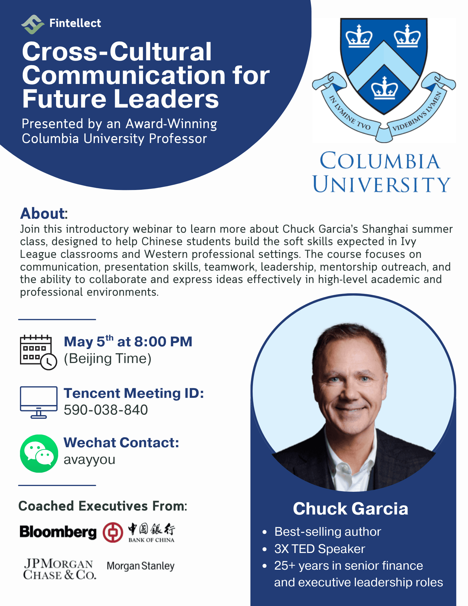 Cross-Cultural Communication for Future Leaders — Free webinar with Chuck Garcia